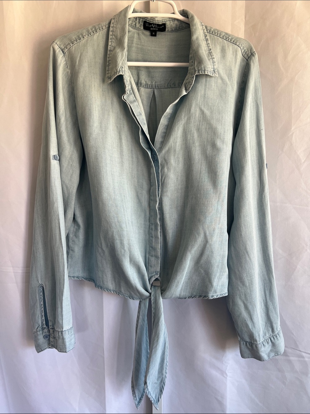 Velvet Heart Light Blue Button-Up Shirt